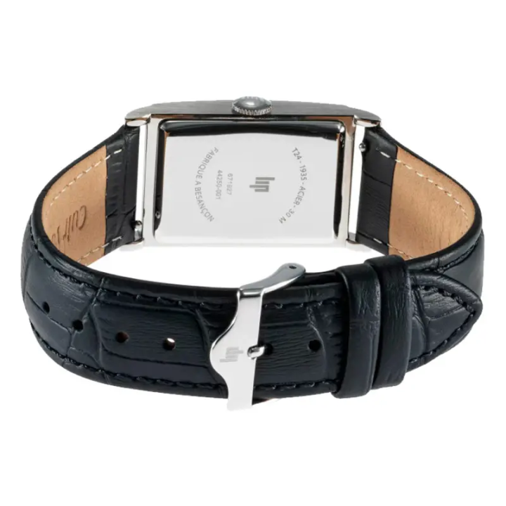 Montre Mixte LIP Churchill T24 671927 Cuir Alligator Acier