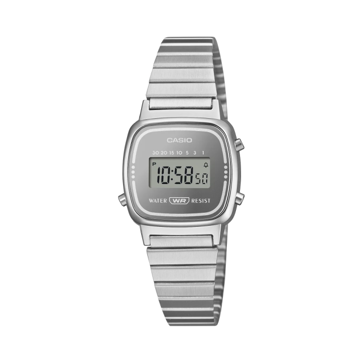 Montre Femme Casio Vintage LA670WES-7AEF Cadran Miroir