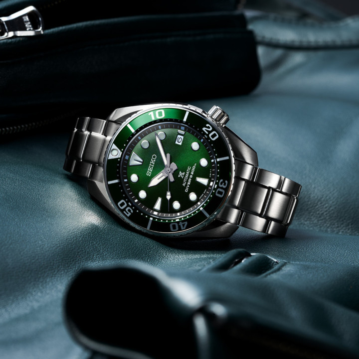 Seiko Prospex SPB103J1 Sumo | Montre de Plongée Automatique Vert Émeraude