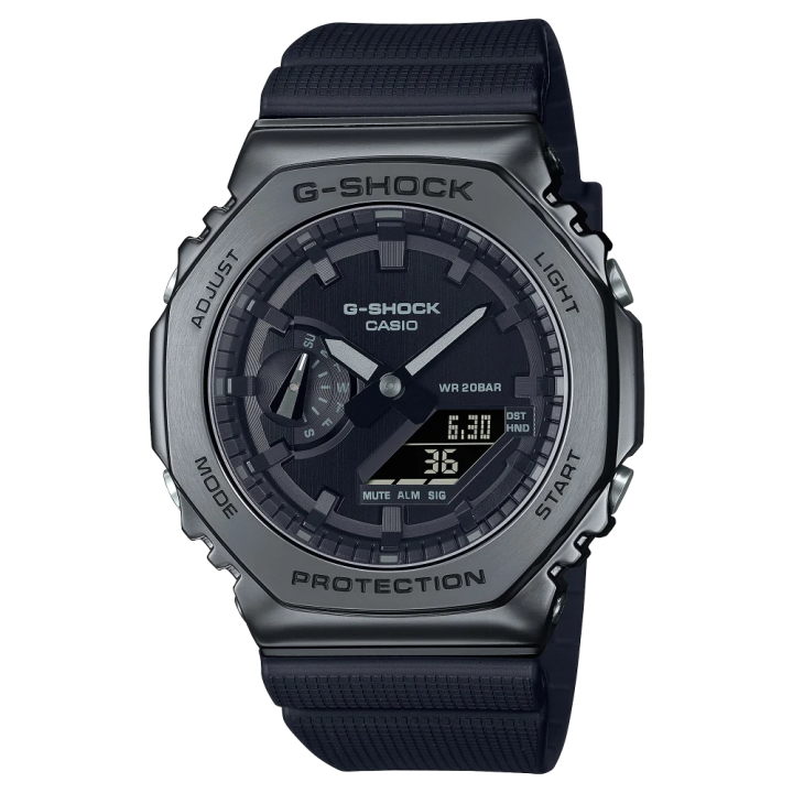 Montre G-SHOCK CasiOak GM-2100BB-1AER Acier Noir Furtive
