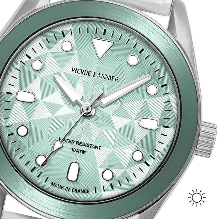 Montre Pierre Lannier x 10ATM Bora Lagon Céladon 207K171