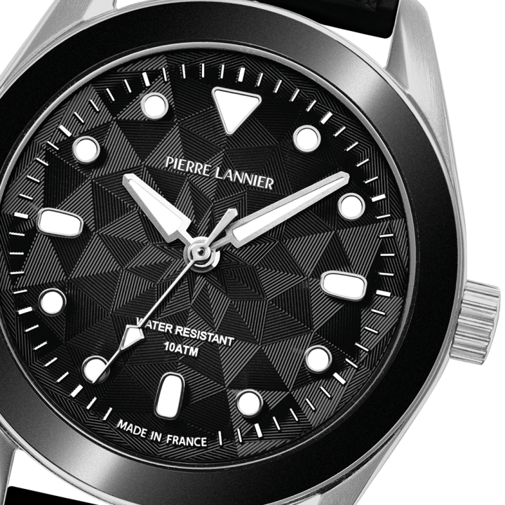 Montre Pierre Lannier x 10ATM Bora Nuit Noire 207K133