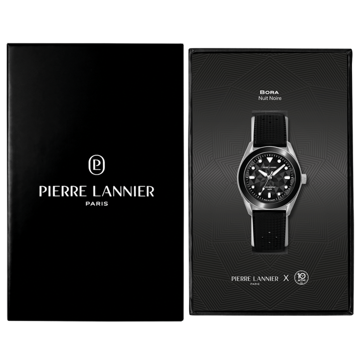 Montre Pierre Lannier x 10ATM Bora Nuit Noire 207K133