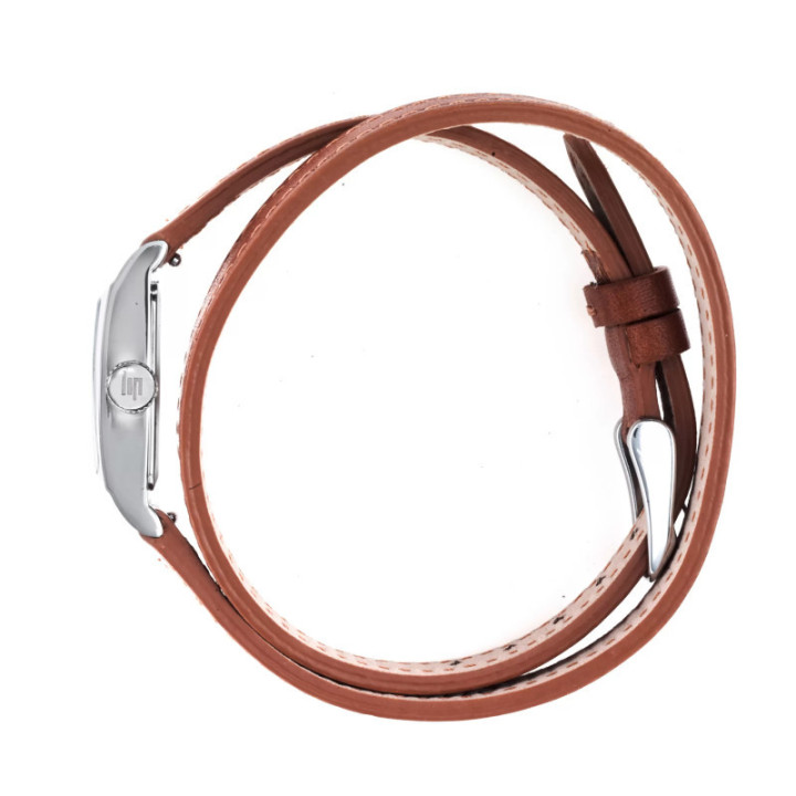 Montre Femme LIP Churchill T13 Baguette 671207 Cuir Double Tour