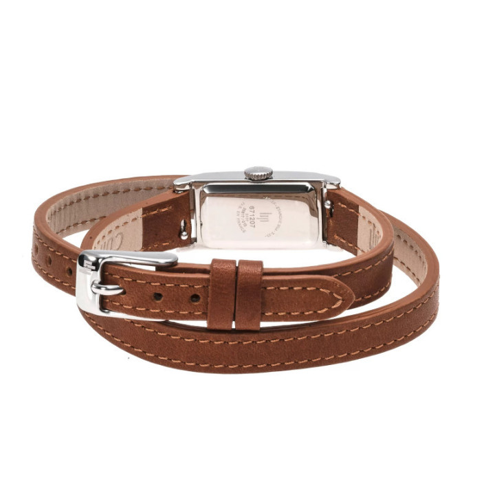 Montre Femme LIP Churchill T13 Baguette 671207 Cuir Double Tour