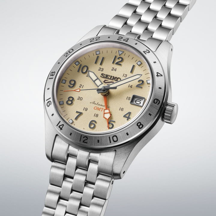 Montre Seiko 5 Sports HDB002K1 Field GMT Crème | Boutique Officielle