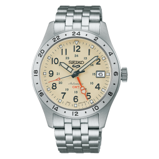 Montre Seiko 5 Sports HDB002K1 Field GMT Crème | Boutique Officielle