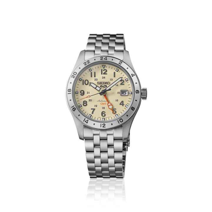 Montre Seiko 5 Sports HDB002K1 Field GMT Crème | Boutique Officielle