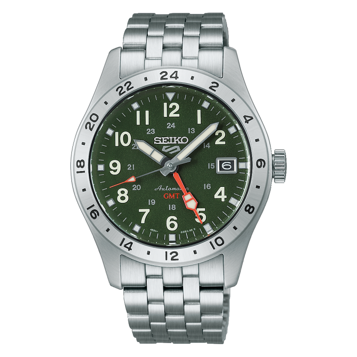 Montre Seiko 5 Sports HDB001K1 Field GMT Kaki | Boutique Officielle