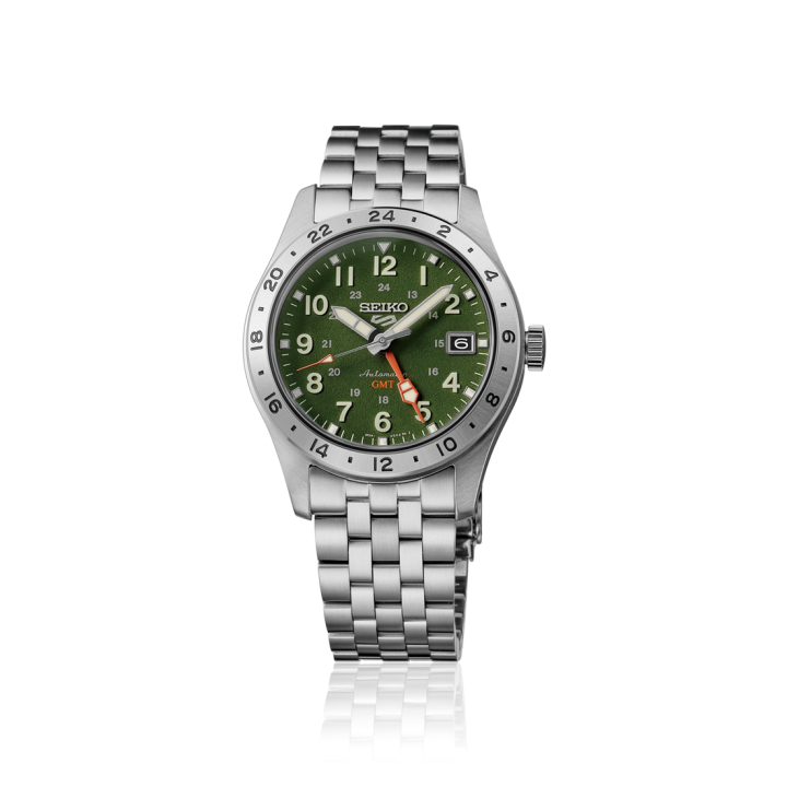 Montre Seiko 5 Sports HDB001K1 Field GMT Kaki | Boutique Officielle