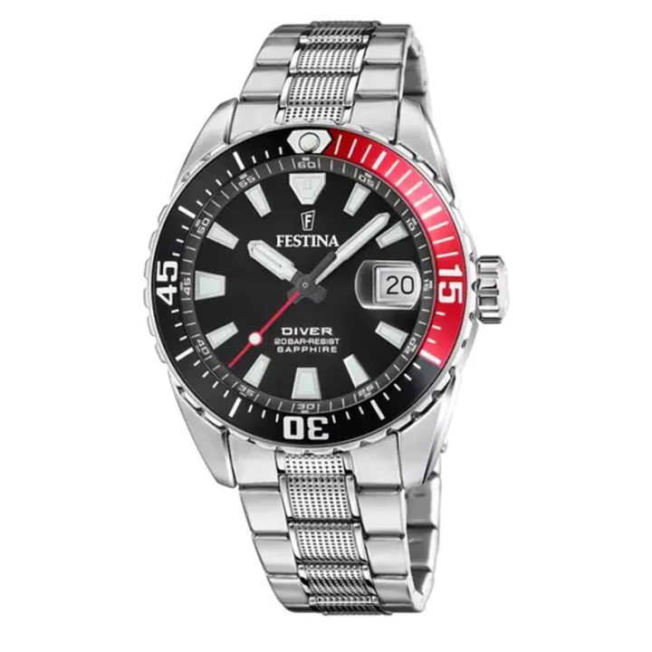 Montre Festina Diver F20669/6 Lunette Coke Acier | Boutique officielle