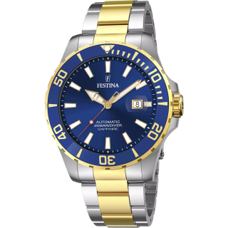 Montre Festina Automatic Diver F20532/1 Bleu Or | Boutique officielle