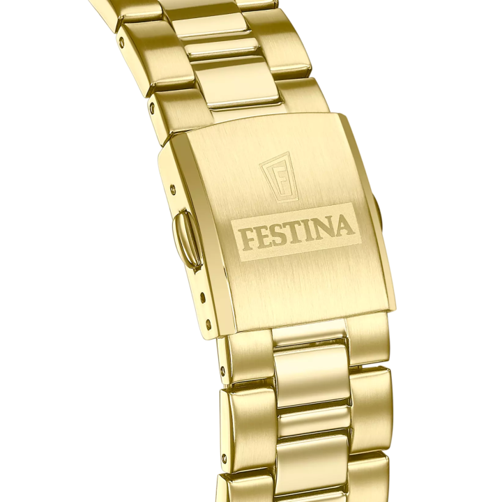 Montre Festina Classic F20555/2 Dorée Blanc | Boutique officielle
