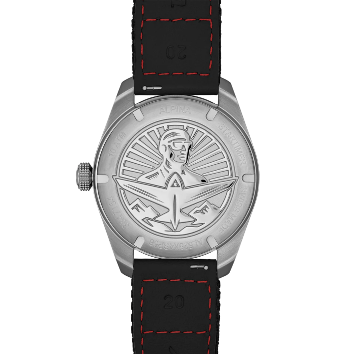 Montre ALPINA Startimer Pilot Automatic AL-525 | Noir & Cordura