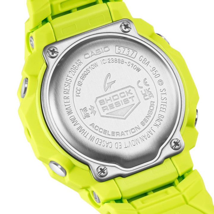 G-Shock G-Squad GBA-950-9A3ER Bluetooth Jaune-Vert