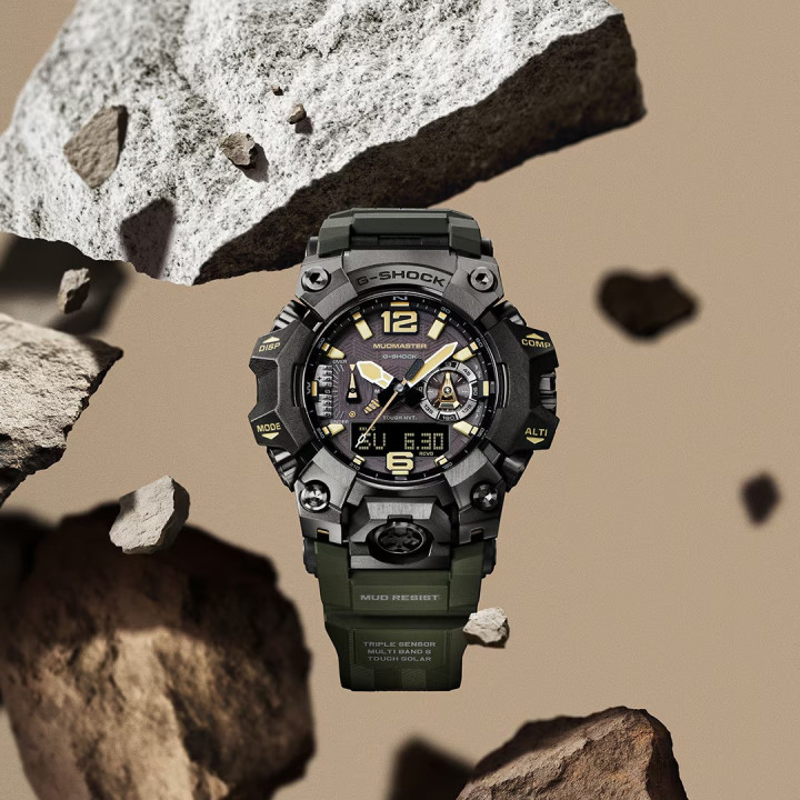 Montre G-SHOCK Mudmaster GWG-B1000-1A3ER Tan Accents | Limited