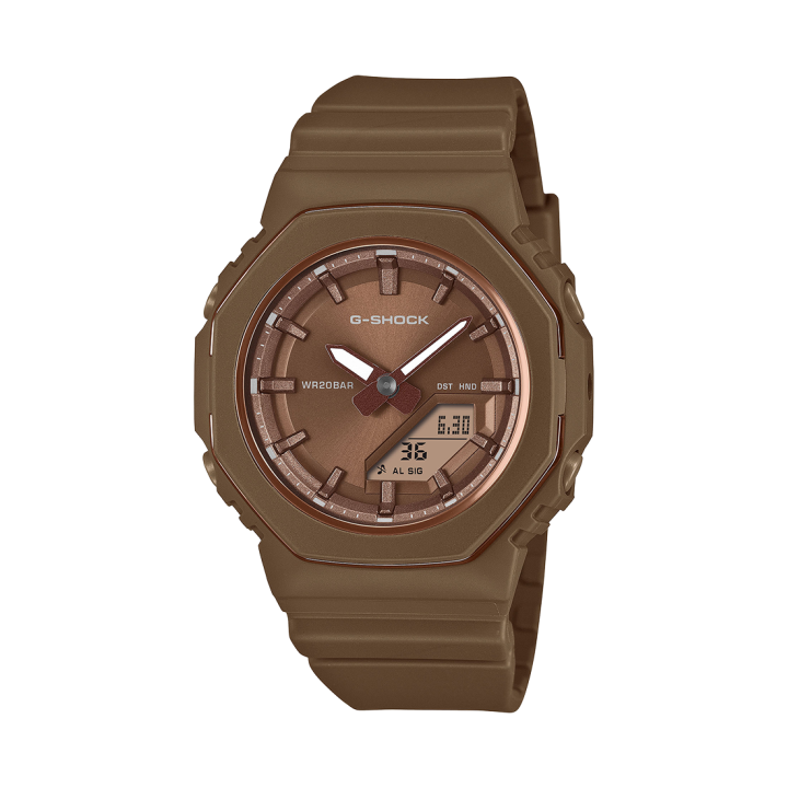 Casio G-Shock GMA-P2110B-5A Compacte Brune Octogonale