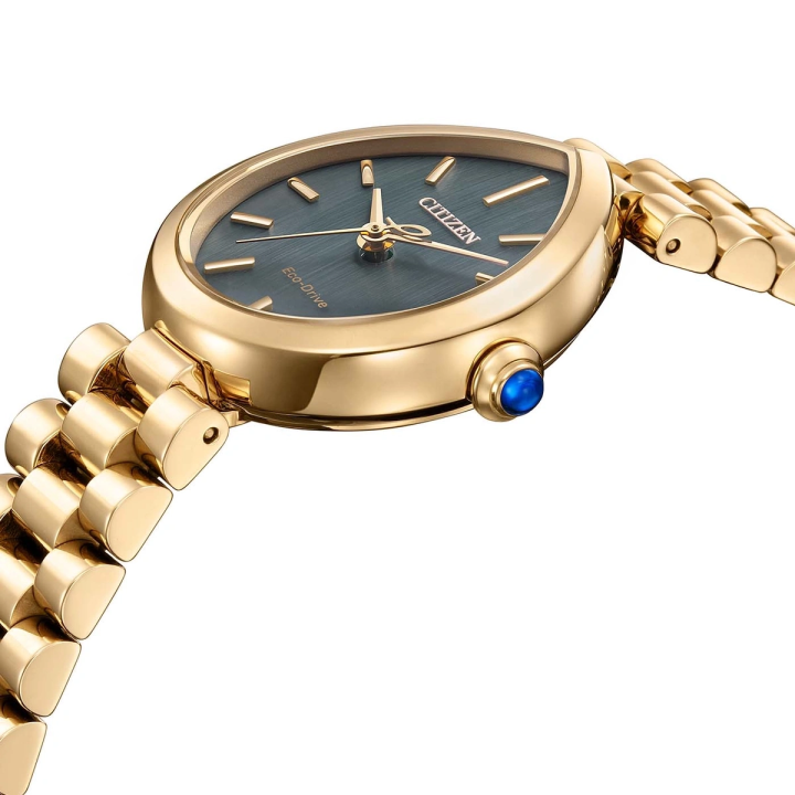 Citizen L Rainell EM1203-57X Goutte d'Eau Or Rose Cadran Vert