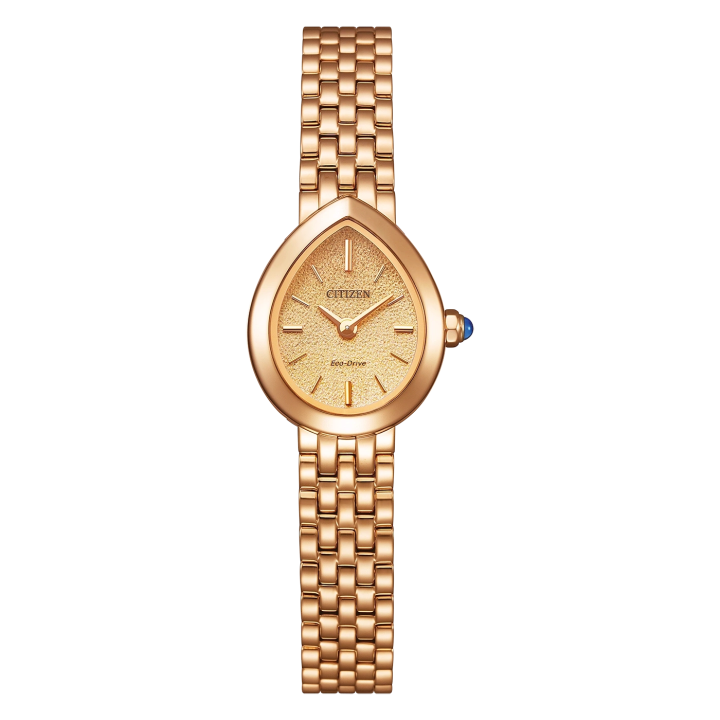 Citizen L Rainell EX1553-56X Goutte d'Eau Or Rose Cadran