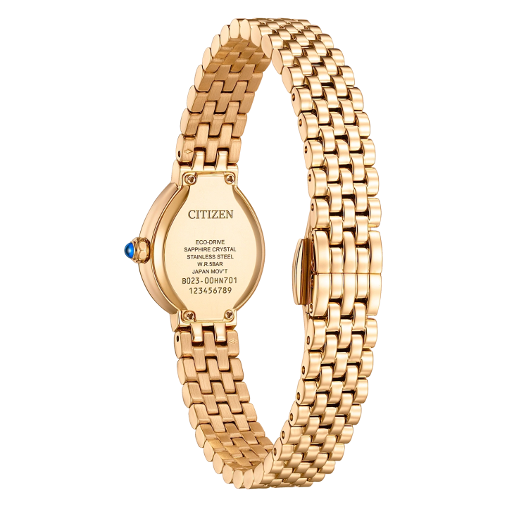 Citizen L Rainell EX1553-56X Goutte d'Eau Or Rose Cadran