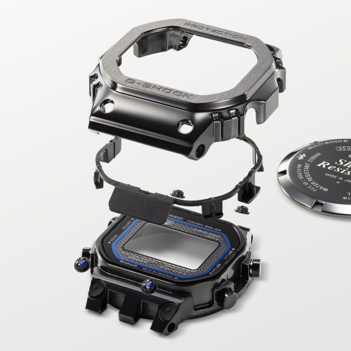 Casio G-Shock GMW-B5000SB-1A2 Full-Metal Saphirs Bleus