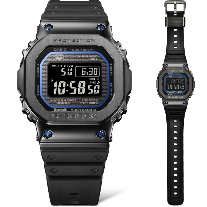 Casio G-Shock GMW-B5000SB-1A2 Full-Metal Saphirs Bleus