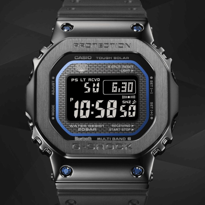 Casio G-Shock GMW-B5000SB-1A2 Full-Metal Saphirs Bleus