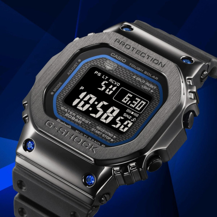 Casio G-Shock GMW-B5000SB-1A2 Full-Metal Saphirs Bleus