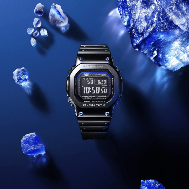 Casio G-Shock GMW-B5000SB-1A2 Full-Metal Saphirs Bleus