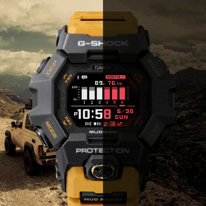 Casio G-Shock Mudman GDG-B100-1ER Ecran MIP Bluetooth