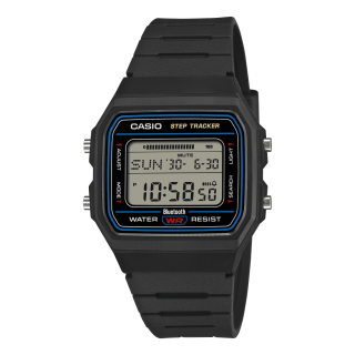 Casio Collection F-B100W-1A Step Tracker Bluetooth Noir