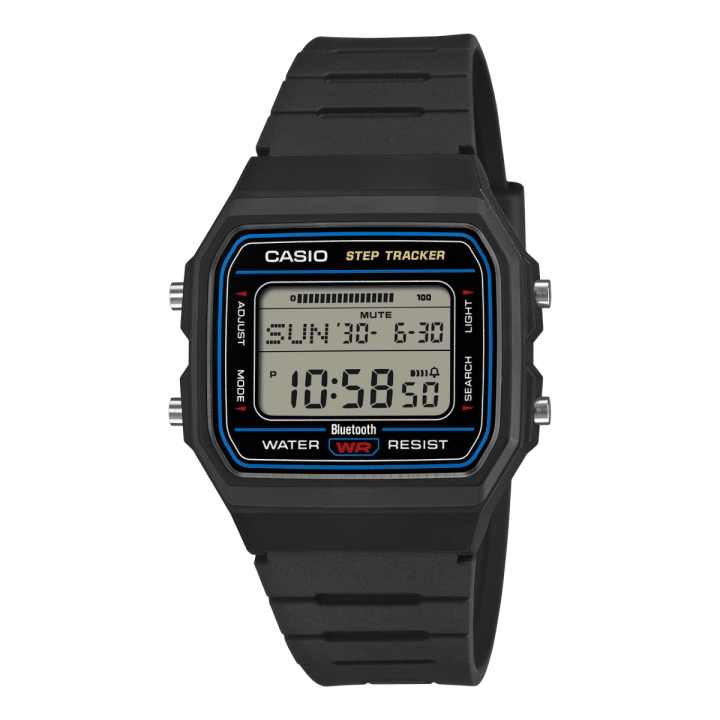 Casio Collection F-B100W-1A Step Tracker Bluetooth Noir