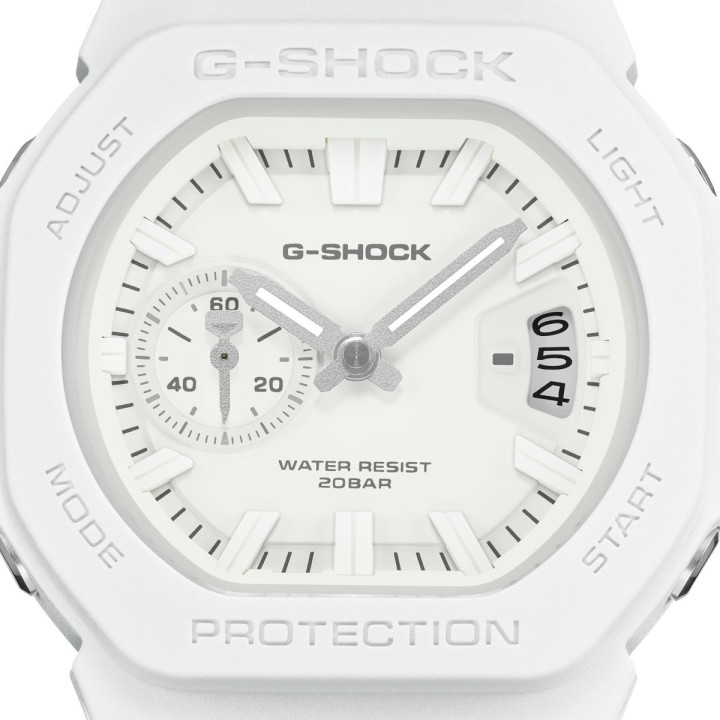 G-Shock Elemental GAC-2500-7AER Chrono Blanc Résine Bio