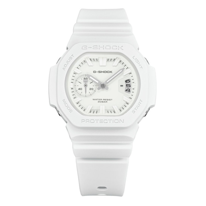 G-Shock Elemental GAC-2500-7AER Chrono Blanc Résine Bio