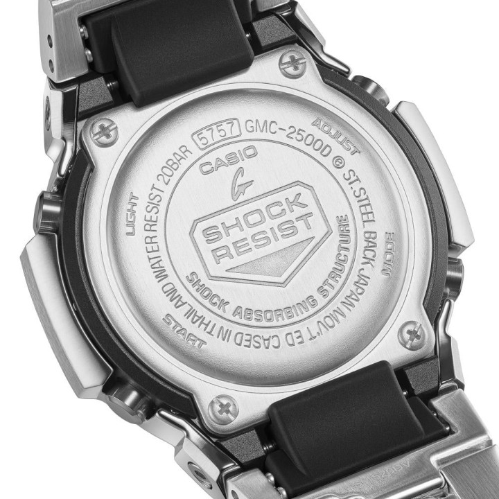 G-Shock Elemental GMC-2500D-1AER Chrono Tout Acier Noir