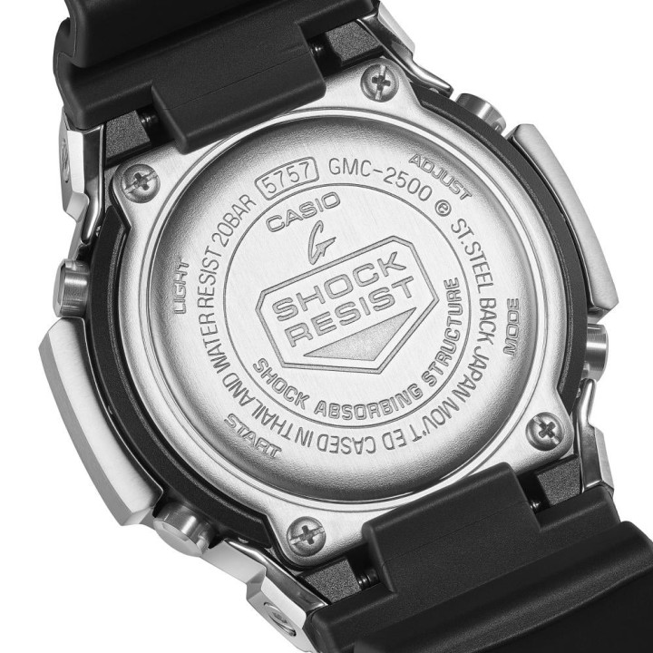 G-Shock Elemental GMC-2500-1AER Chrono Acier Noir