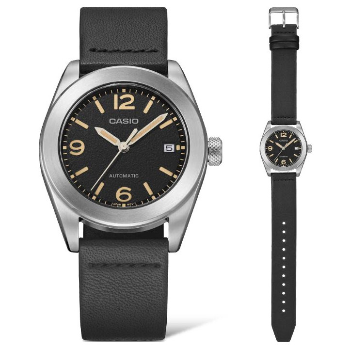 Casio Automatique CMK-100TL-1AER Titane Cuir Italien