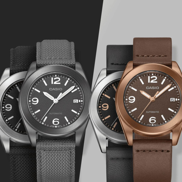 Casio Automatique CMK-100TL-1AER Titane Cuir Italien