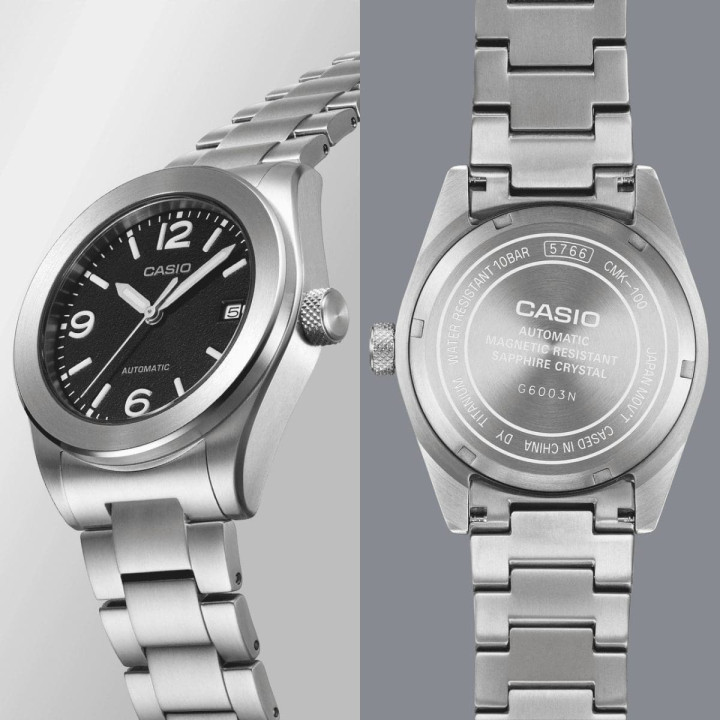 Casio Automatique CMK-100TD-1AER Tout Titane Saphir