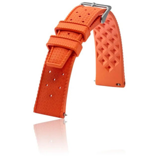 Bracelet de Montre Caoutchouc Tropic Orange