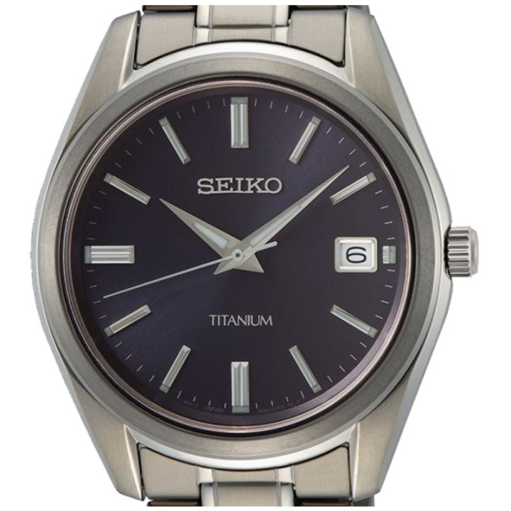 Seiko Classique SUR373P1 Titane Saphir