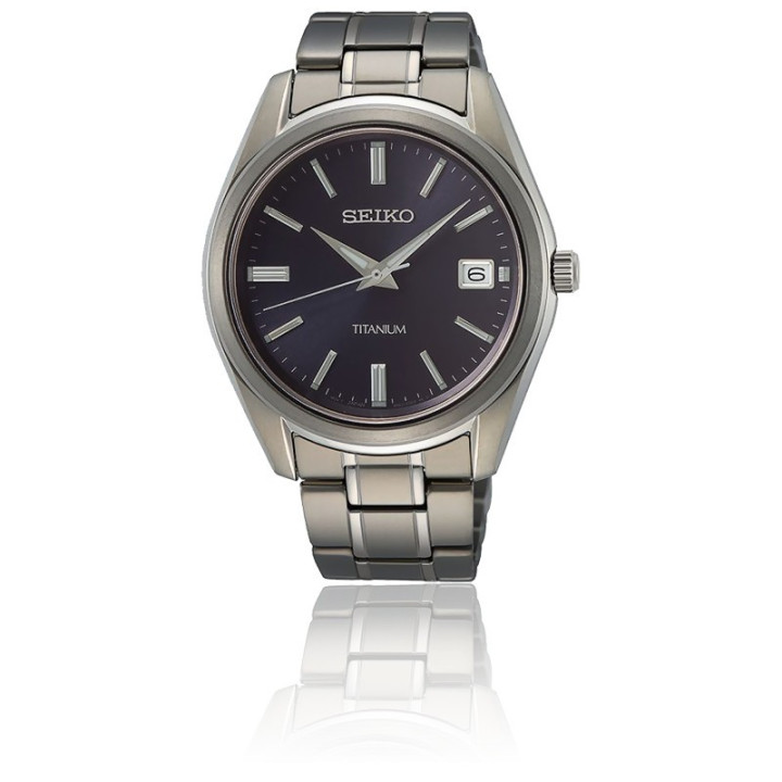 Seiko Classique SUR373P1 Titane Saphir