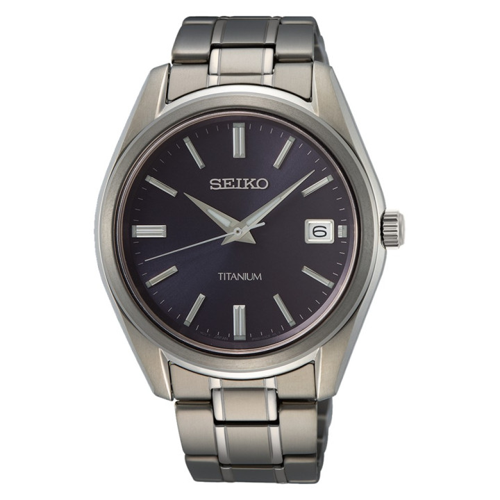 Seiko Classique SUR373P1 Titane Saphir